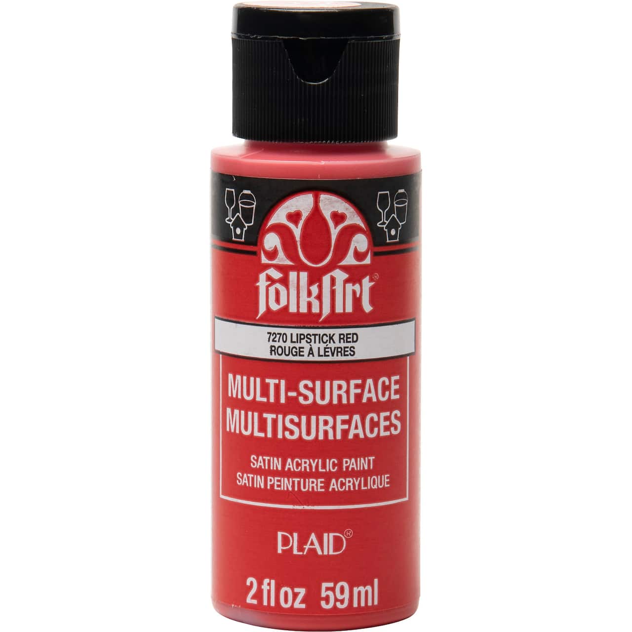 12 Pack: FolkArt® Multi-Surface Satin Acrylic Paint, 2oz.